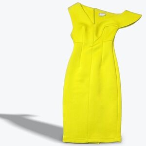 ASOS Yellow Asymmetrical Dress